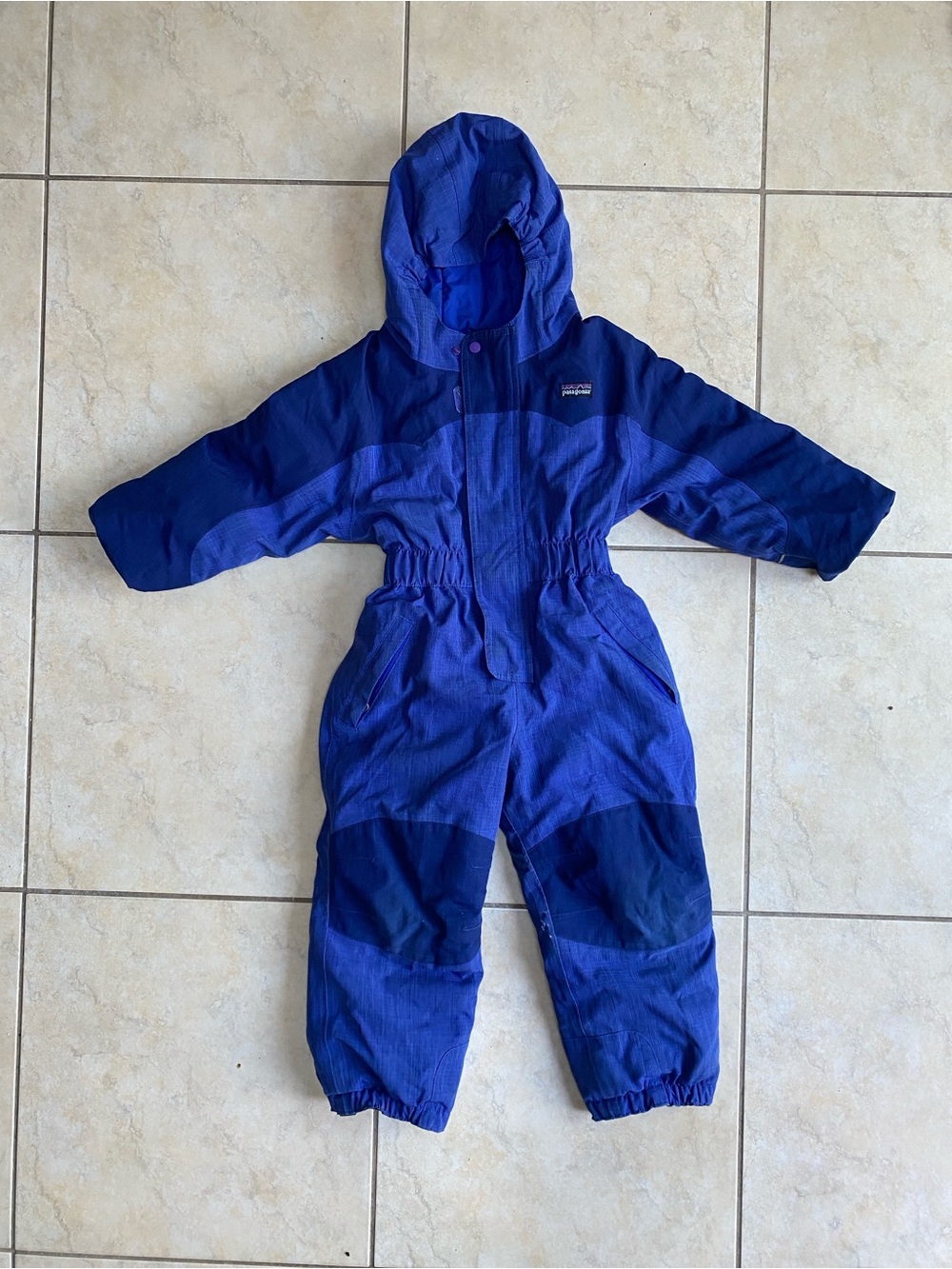 Patagonia Kids h2no Blue Snowsuit